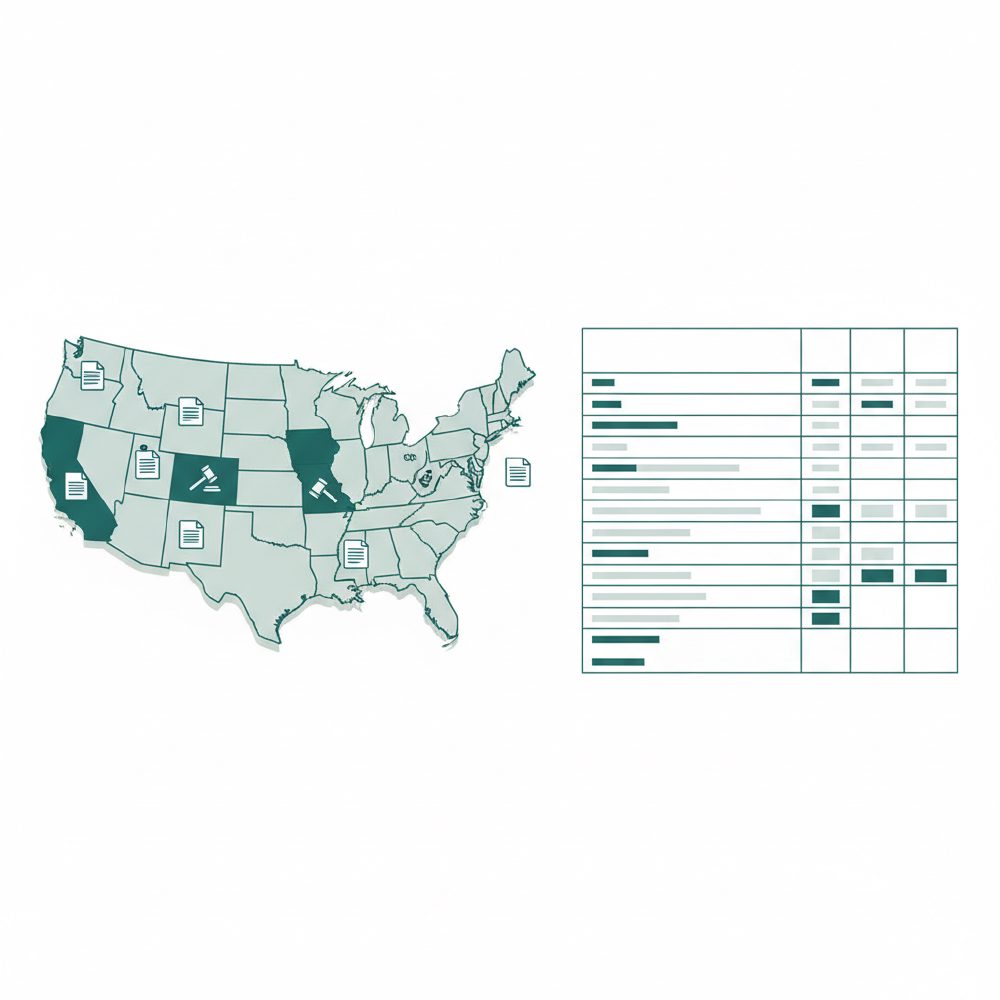 US iGaming Legal Map Interactive 7 vs 39 States